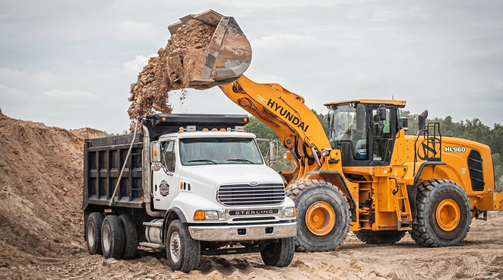 Materials hauling support for construction crews